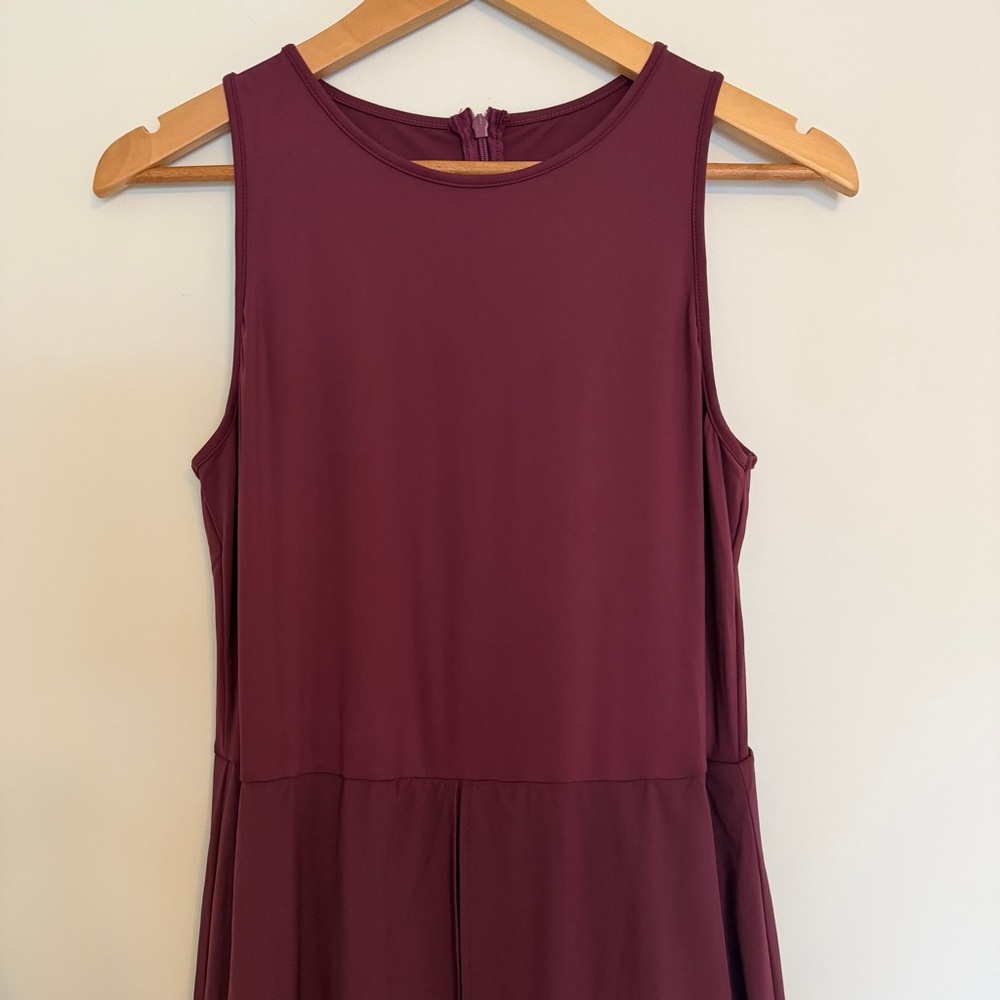 Halara Breezeful Zipper Sleeveless Pocket Contrast Quick Dry Jumpsuit Size M - Picture 6 of 11